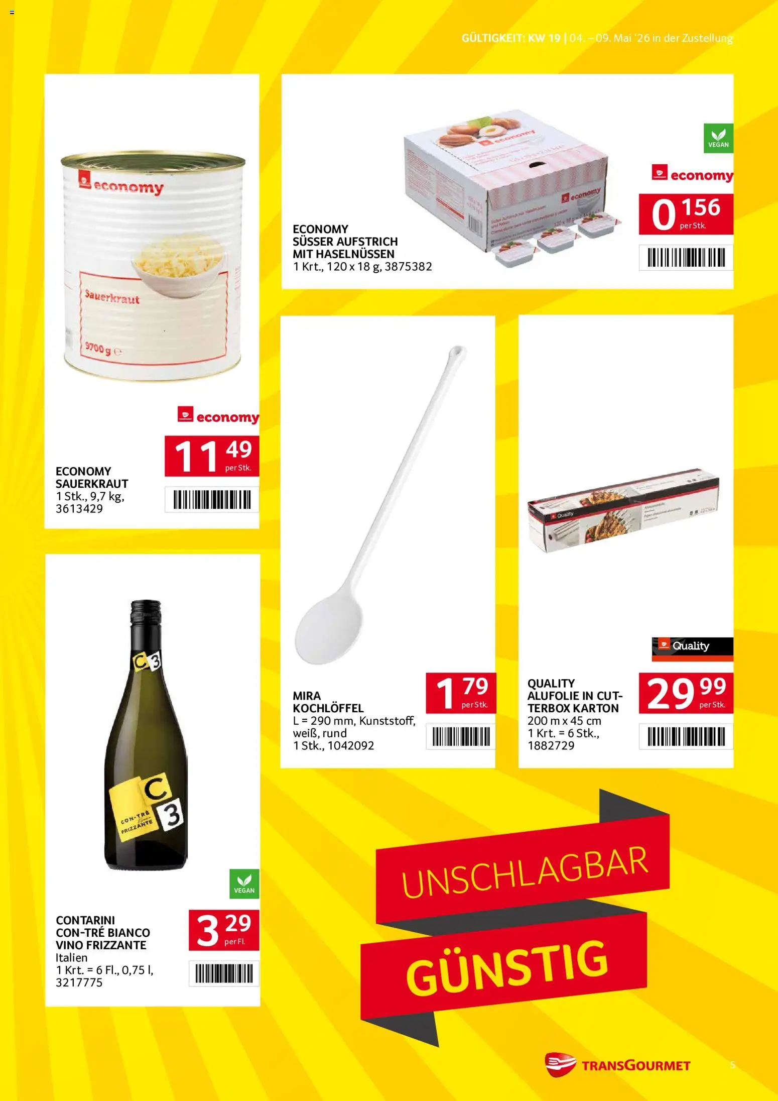 Transgourmet Zustellaktion gültig ab 04.05.2026 | Seite: 5