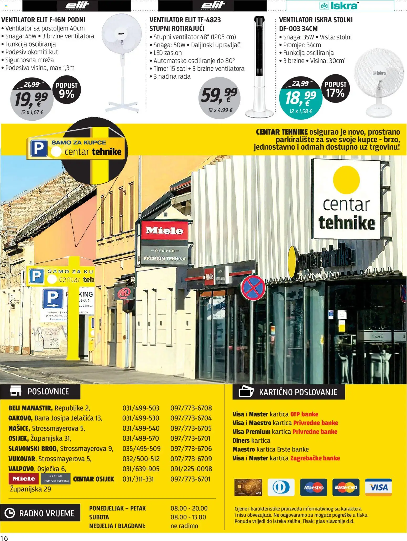 Centar Tehnike katalog | vrijedi od 20.07.2026 | Stranica: 16 | Proizvodi: Ventilator