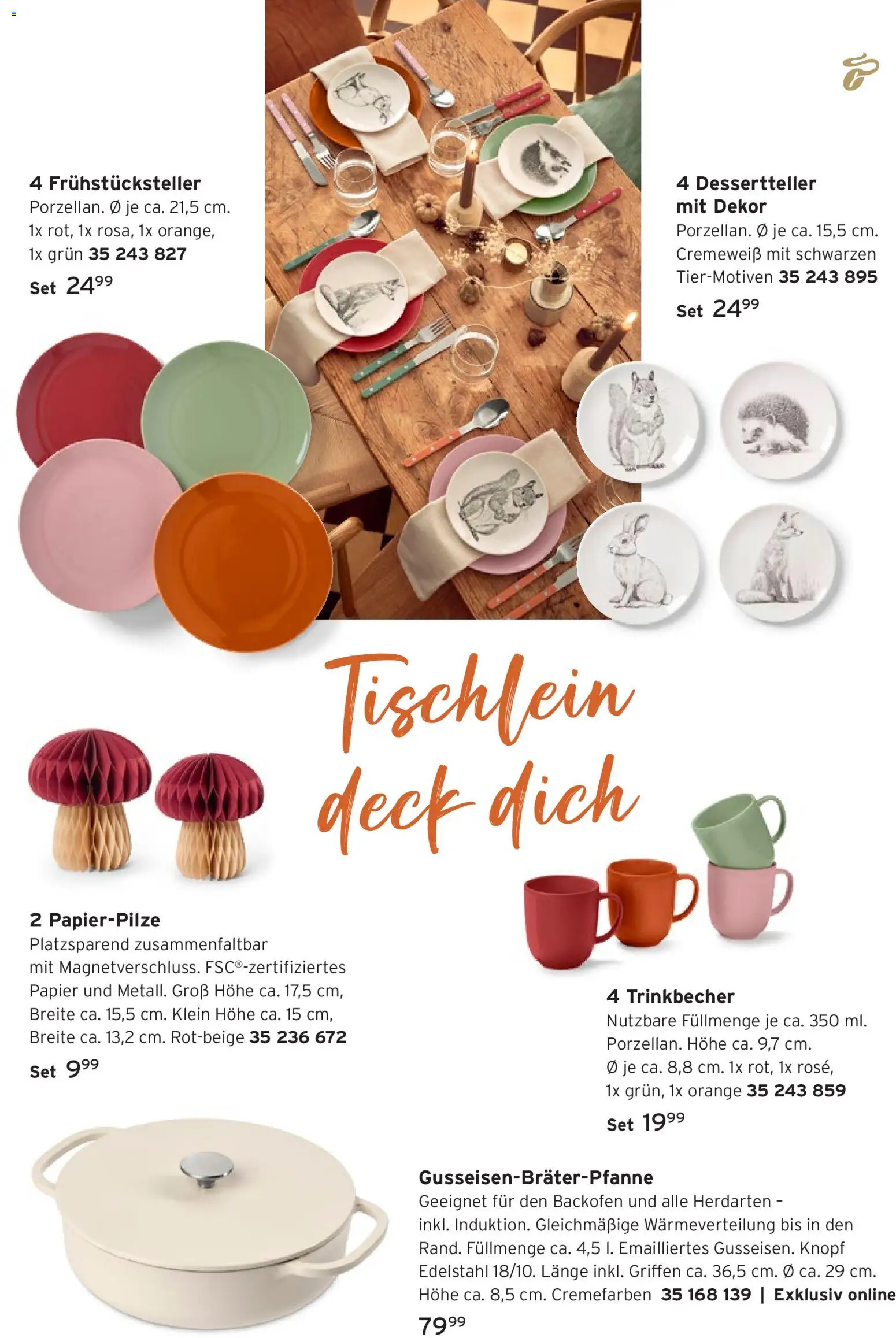 Prospekt Tchibo Herbst auf dem tisch – gültig ab 30.09.2026 | Seite: 3 | Produkte: Eier, Lampe
