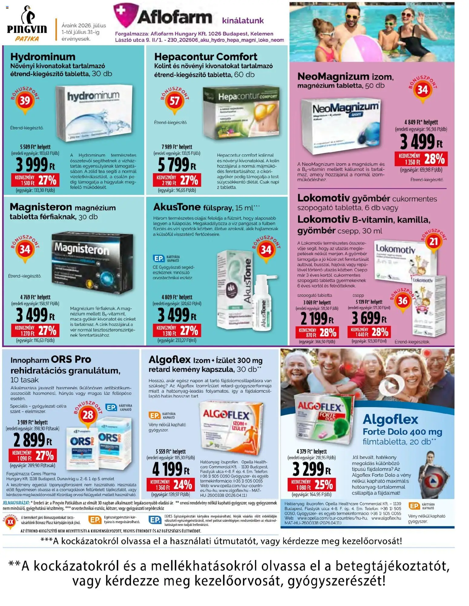 Pingvin Patika akciós ujság - amely érvényes a következő dátumtól: 2026.07.01. | Oldal: 3 | Termékek: Telefon, Gyömbér, Zöld tea, Tea