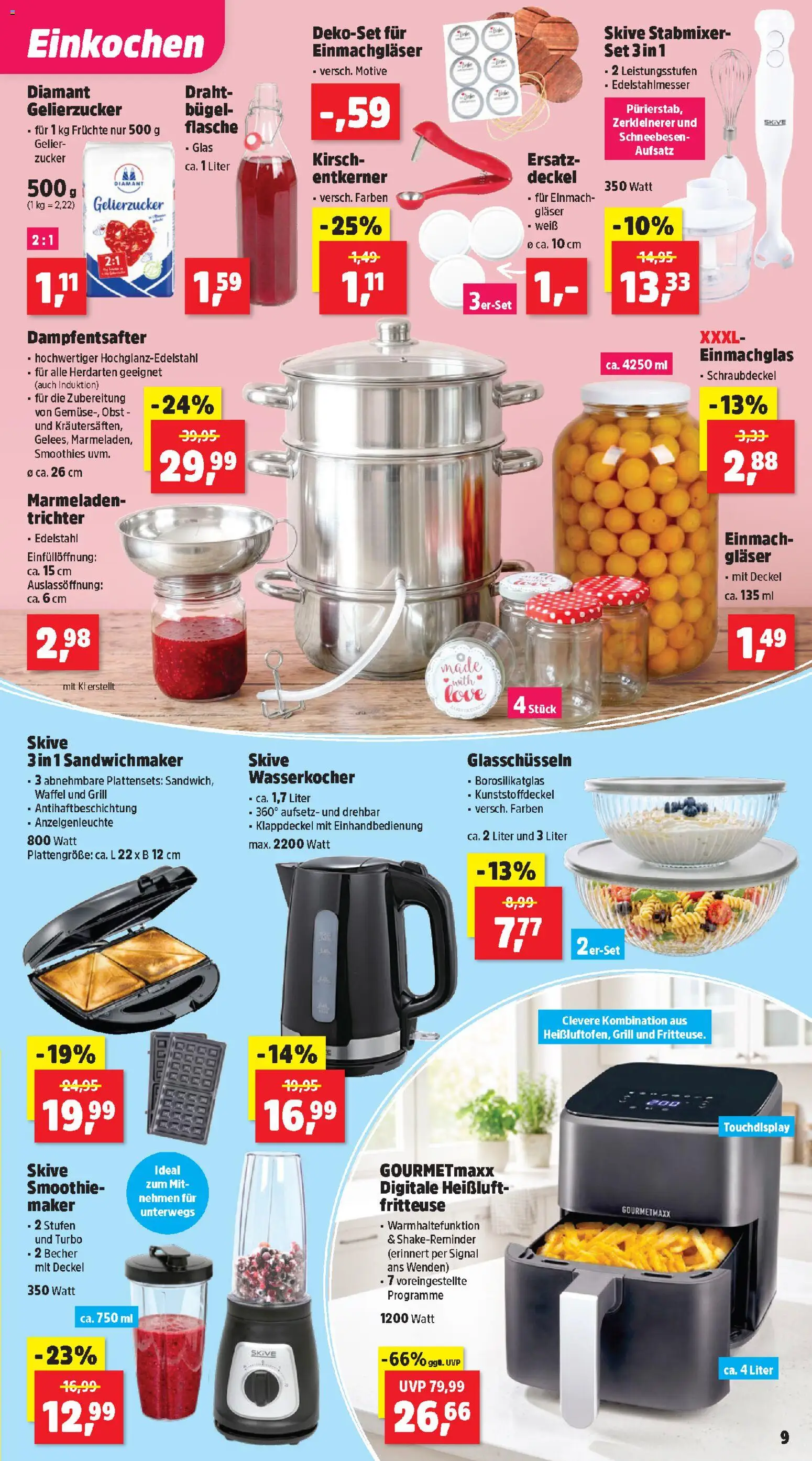 Thomas Philipps Flugblatt gültig ab 29.06.2026 | Seite: 11 | Produkte: Obst, Zucker, Wasserkocher, Sandwichmaker