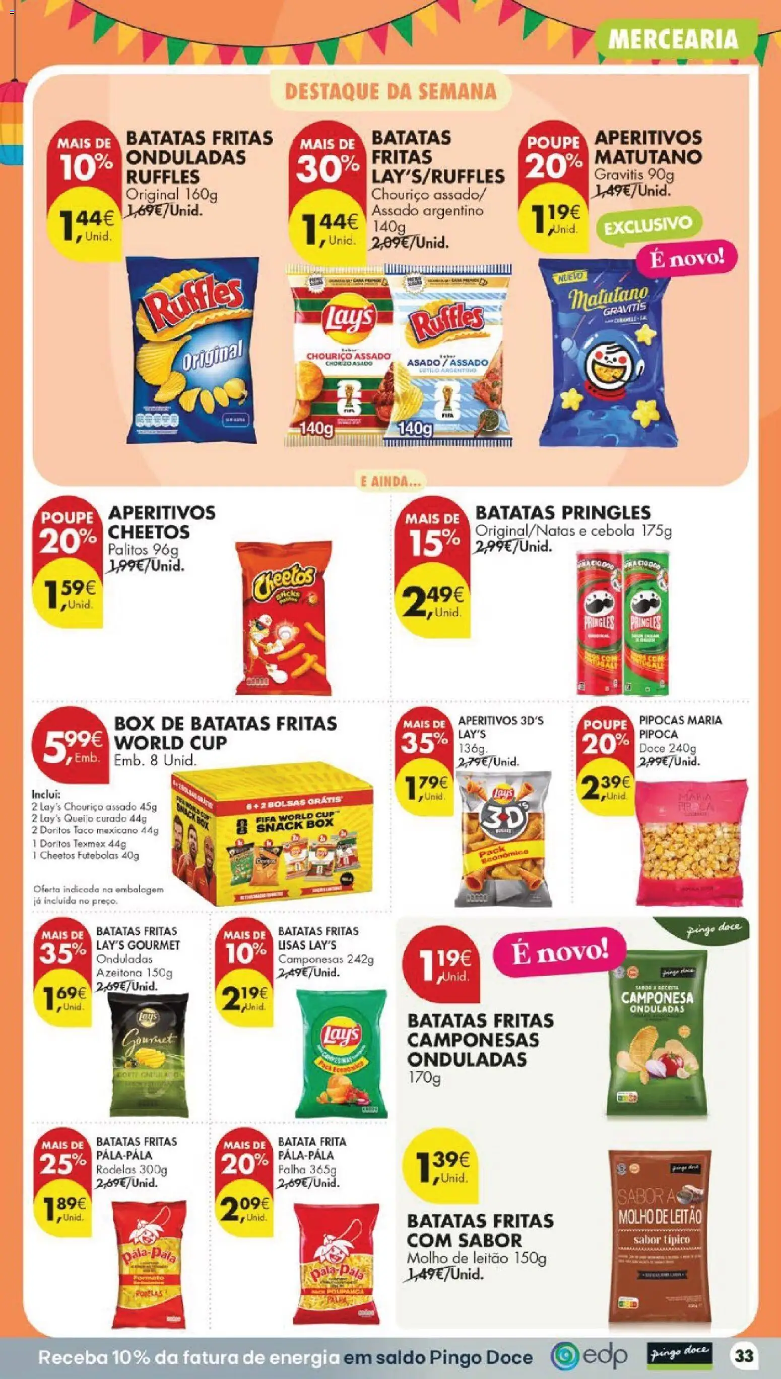 Pingo Doce folheto │ válido de 16.06.2026 | Página: 37 | Produtos: Azeite, Batata frita, Cebola, Queijo