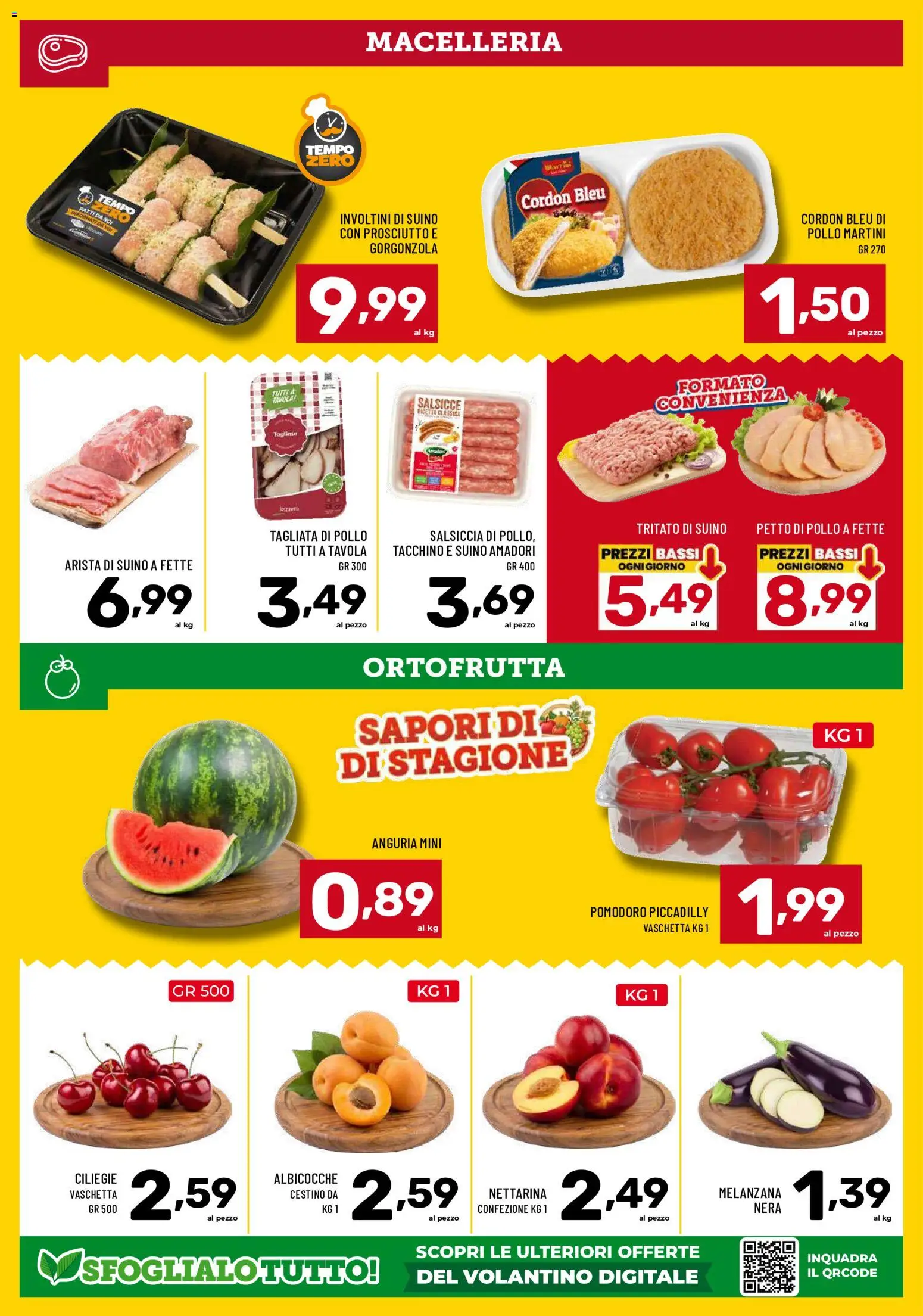 Volantino Il Centesimo del 05.06.2026 | Pagina: 4 | Prodotti: Petto di Pollo, Suino, Pomodoro, Cestino