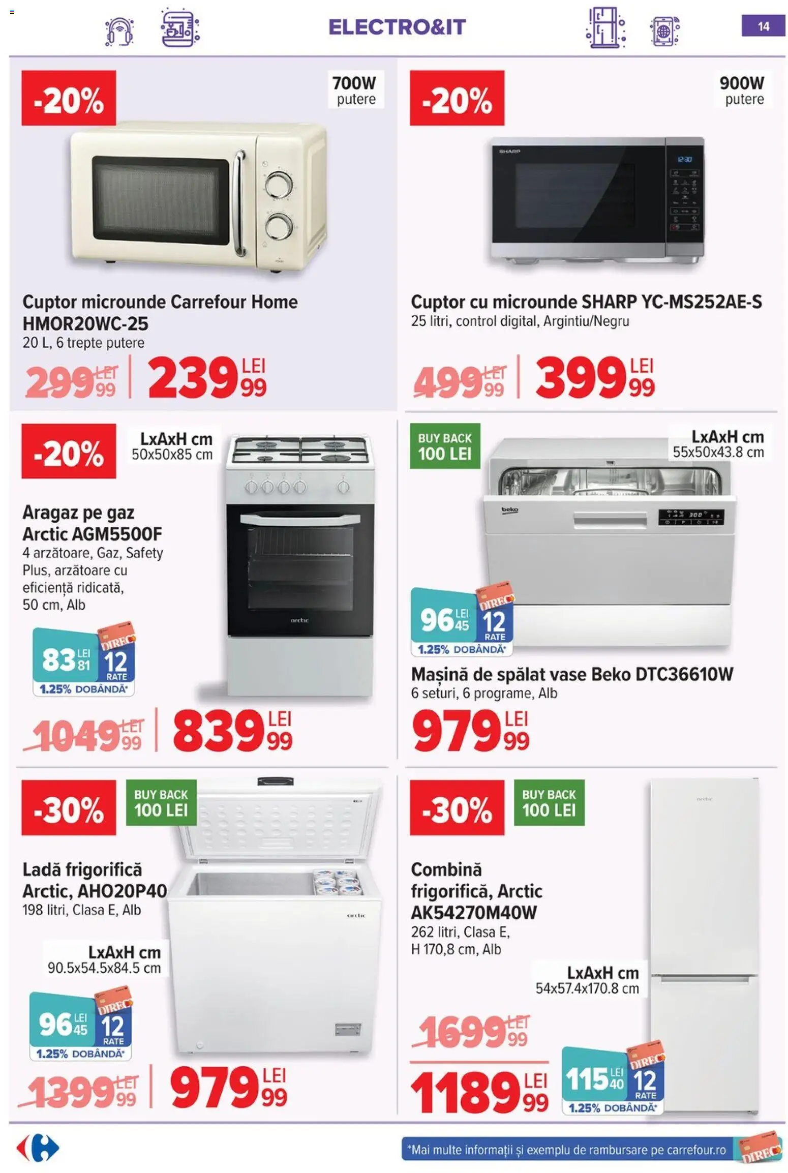 Noul catalog Carrefour – valabil de la 03.06.2026 | Pagină: 15 | Produse: Mașină De Spălat, Cuptor, Cuptor Cu Microunde, Mașină De Spălat Vase