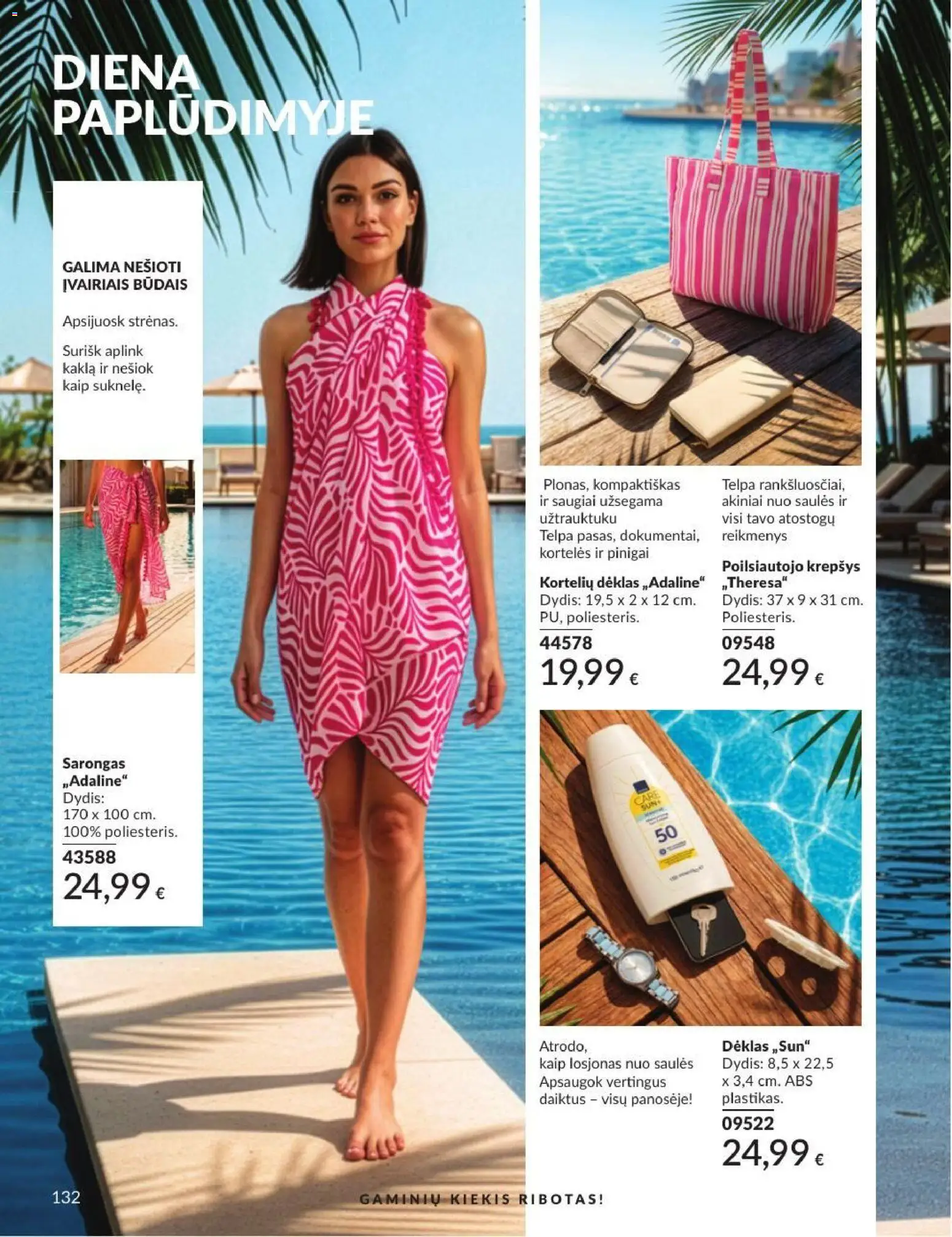 AVON akcijos nuo 2026.07.01 | Puslapis: 132 | Prekių: Akiniai nuo saulės, Dėklas, Krepšys, Akiniai