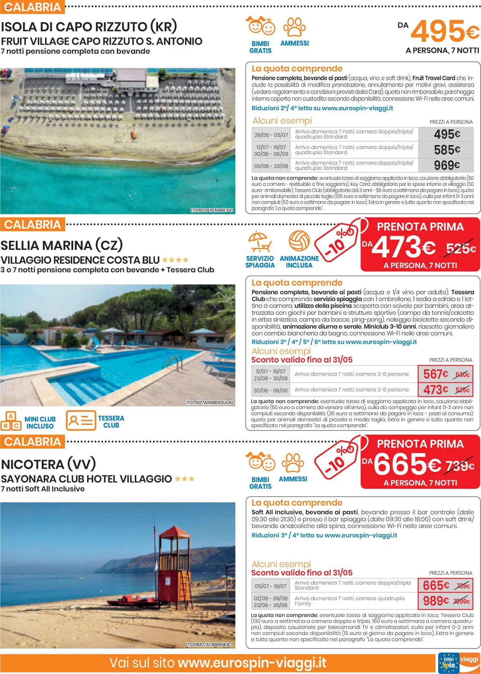 Volantino Eurospin del 07.05.2026 | Pagina: 9 | Prodotti: Sdraio, Vino, TV, Scivolo