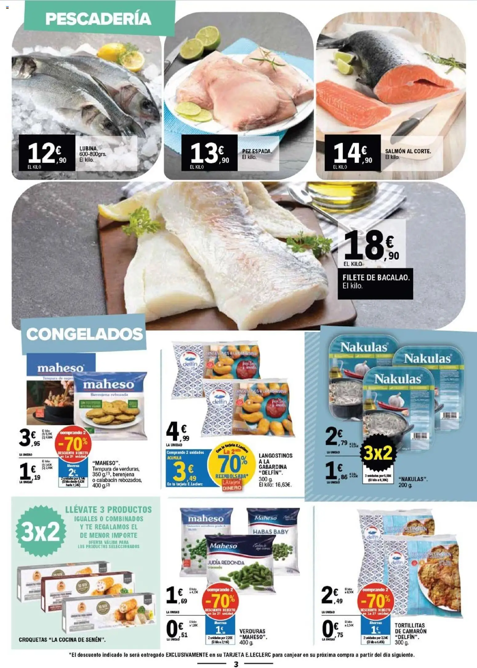 E.Leclerc Vitoria │ válido desde el 19/08/2026 | Página: 3 | Productos: Berenjena, Té, Cocina, Croquetas