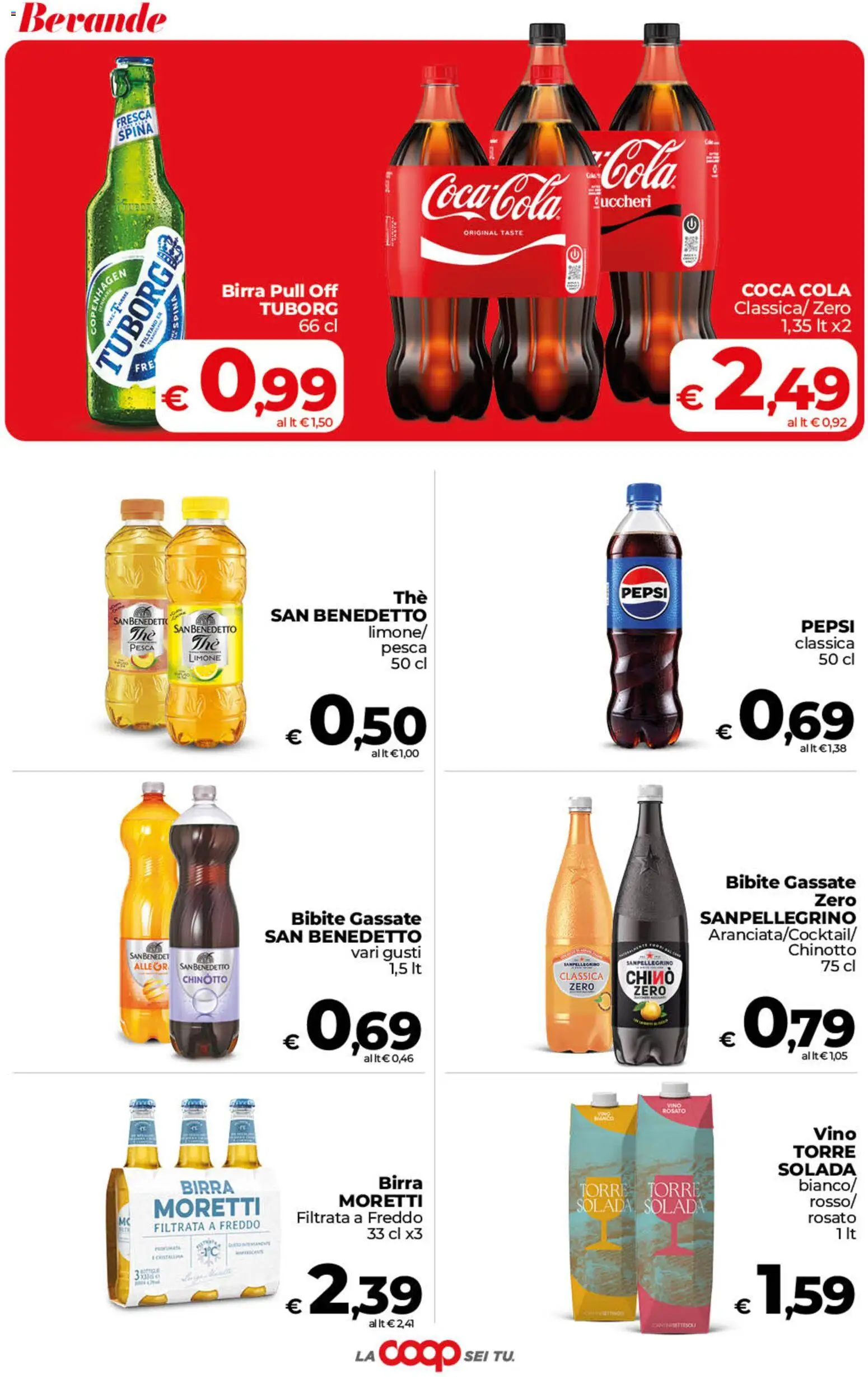 Volantino COOP del 22/09/2026 | Pagina: 32 | Prodotti: Chinotto, Bevande, Limone, Coca Cola