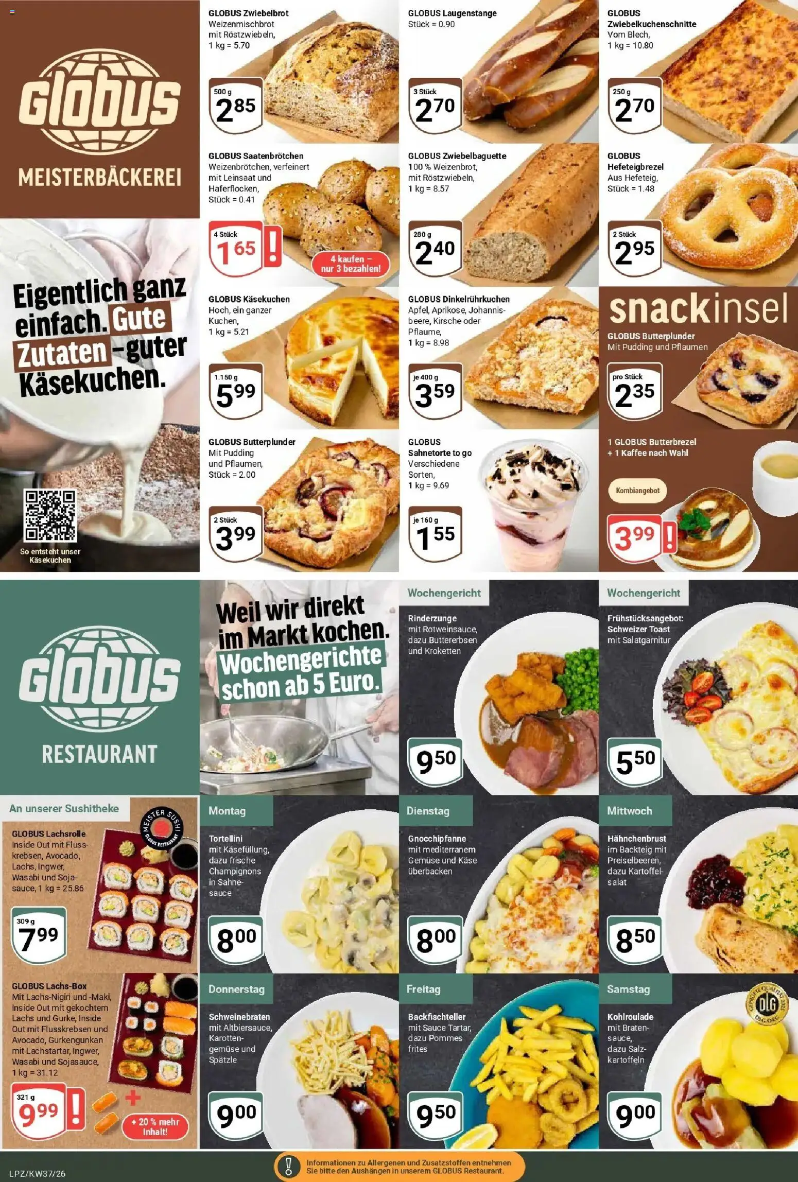 Globus Prospekt Leipzig – gültig ab 07.09.2026 | Seite: 10 | Produkte: Käse, Kaffee, Kartoffeln, Salat