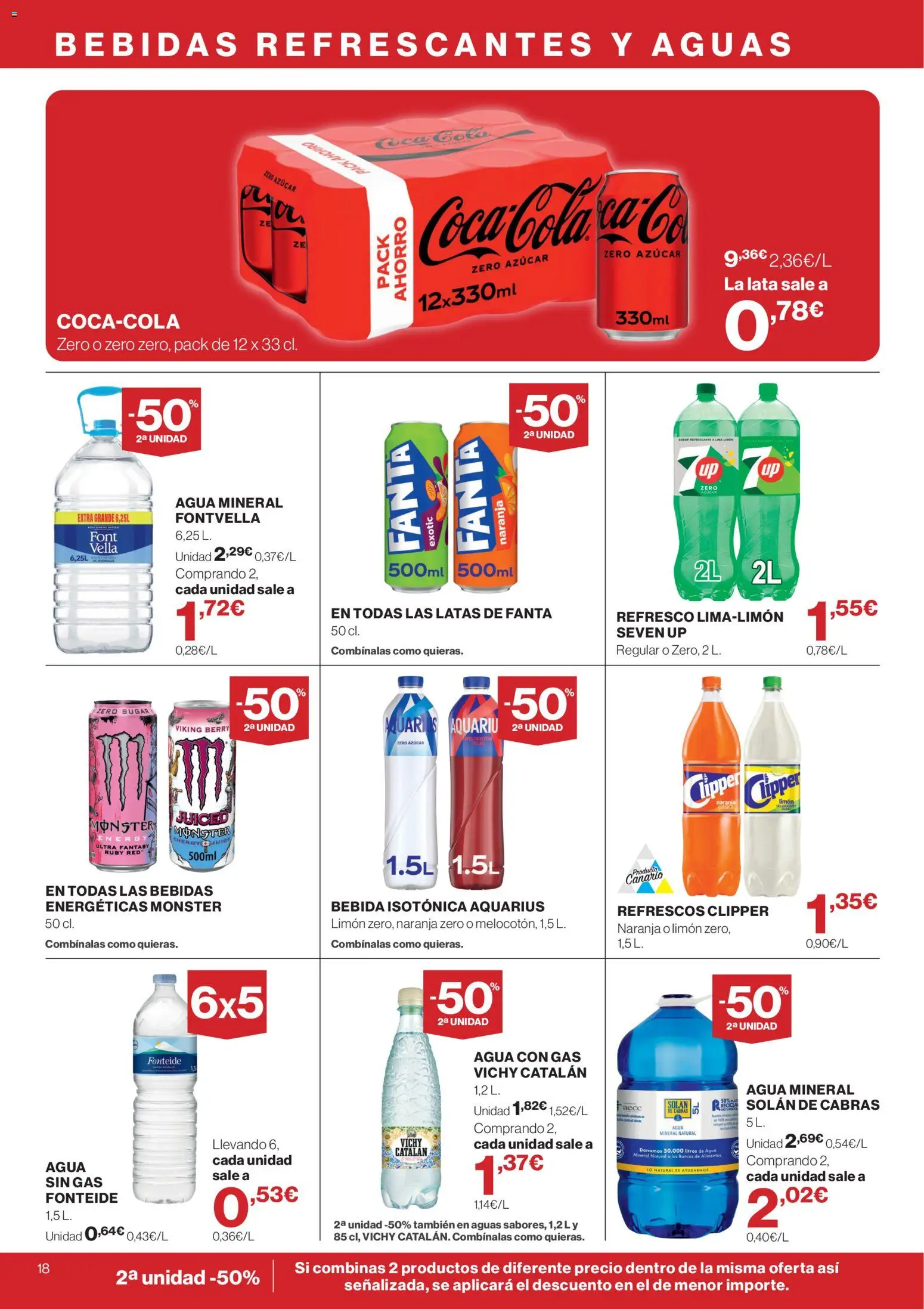 Supercor Canarias │ válido desde el 10/09/2026 | Página: 18 | Productos: Limón, Azúcar, Alimentos, Agua