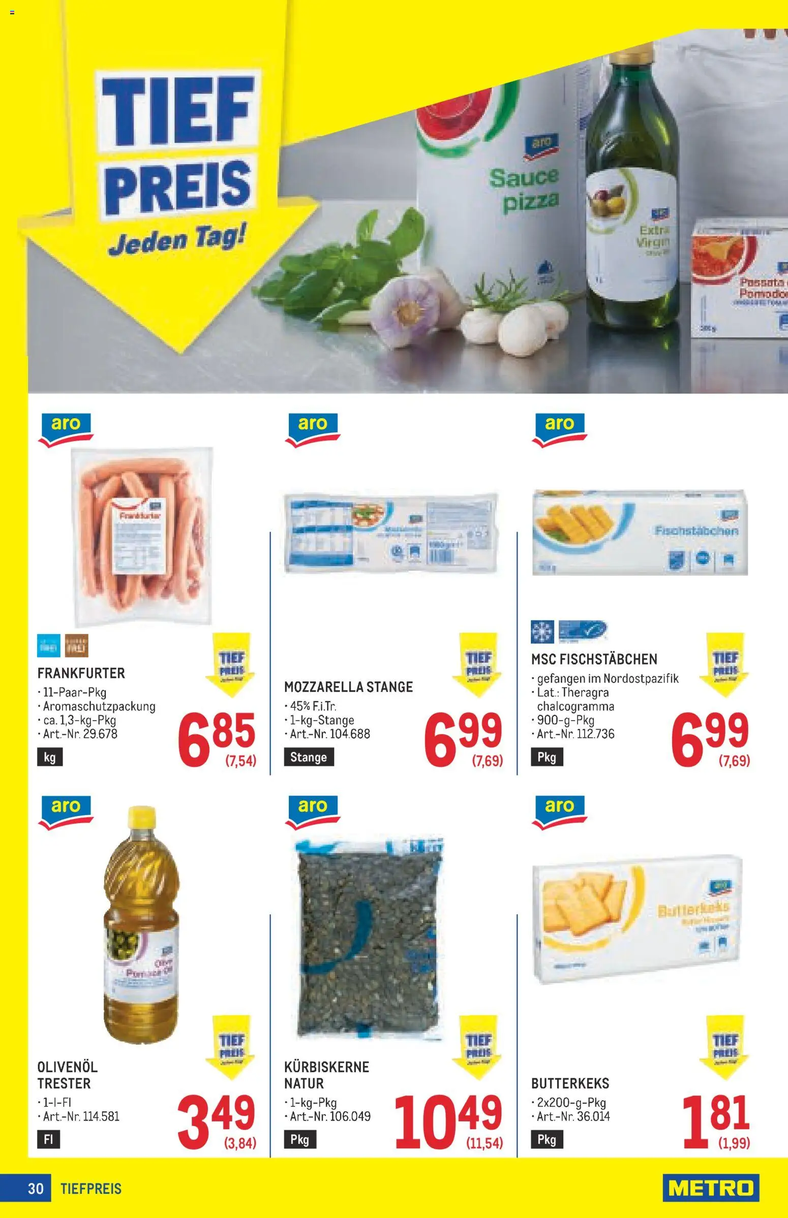 Metro angebote Profi 23 gültig ab 29.10.2026 | Seite: 30 | Produkte: Pizza