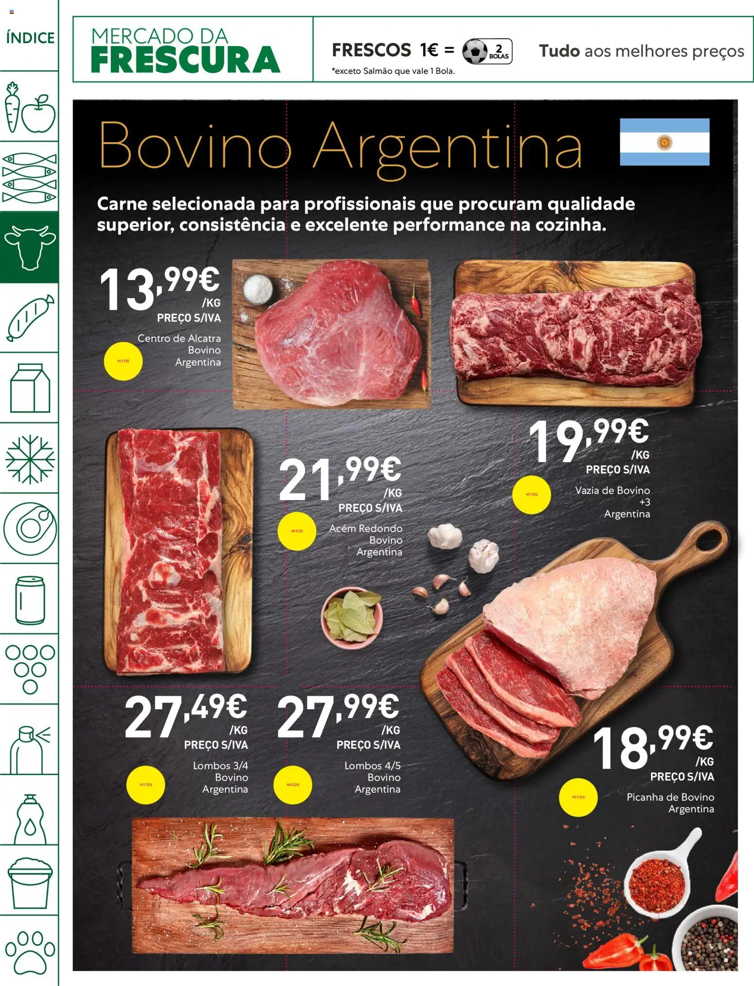 Recheio folheto │ válido de 14.04.2026 | Página: 6 | Produtos: Salmão, Carne