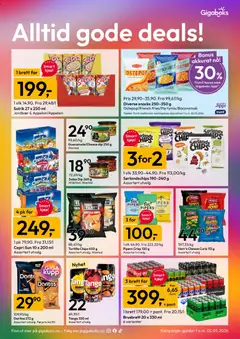 Forhåndsvisning av Gigaboks kundeavis gyldig fra 27.04.2026 | Side: 6 | Produkter: Jordbær, Snacks, Суміш дитяча, Молочник