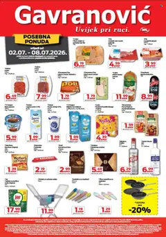 Gavranović Katalog - Pregled kataloga iz trgovine Gavranović, vrijedi od 02.07.2026 | Stranica: 2 | Proizvodi: Praline, Mascarpone, Sladoled, Kulen
