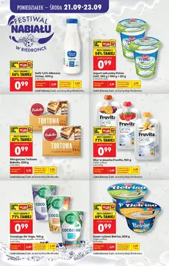 Pogląd oferty "Biedronka gazetka - Festiwal nabiału" - ważna od 21.09.2026