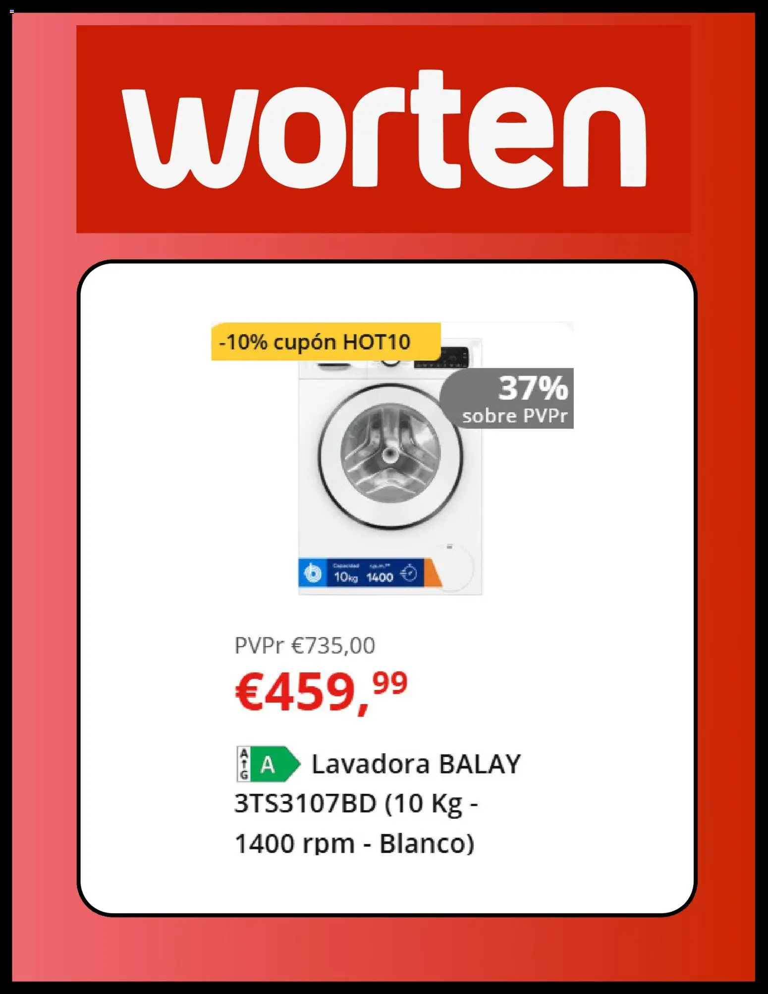 Worten folleto │ válido desde el 23/06/2026 | Página: 3 | Productos: Lavadora