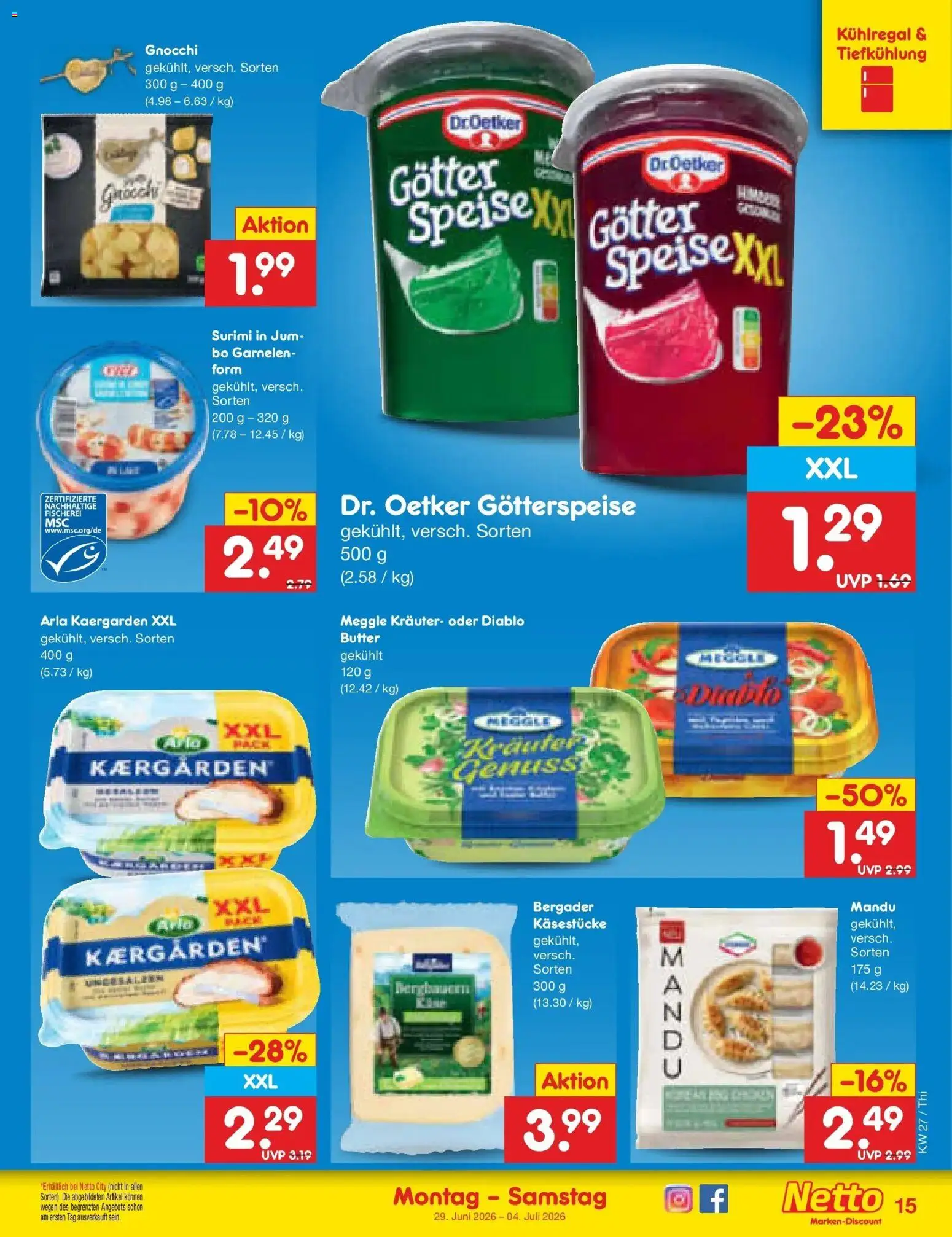 Netto Marken-Discount Prospekt Pirna – gültig ab 29.06.2026 | Seite: 21 | Produkte: Butter, Garnelen