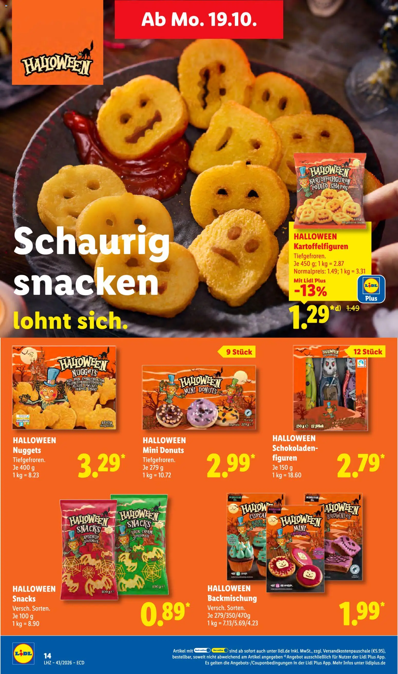 Lidl Německo leták od 19.10.2026 | Strana: 24 | Produkty: Brownies