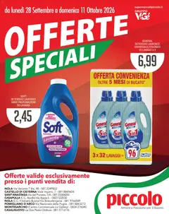 Anteprima del volantino Piccolo volantino Offerte Speciali valido a partire dal 28/09/2026