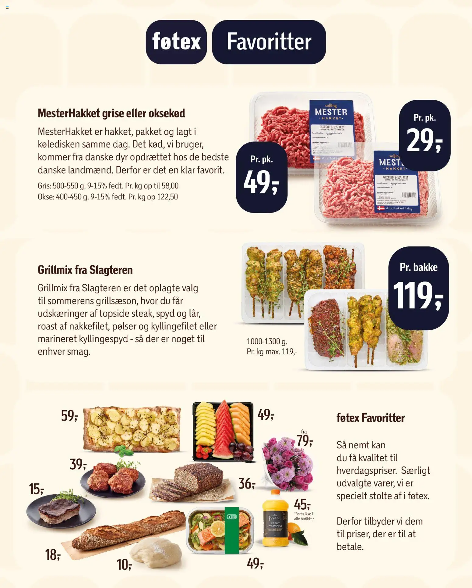 Føtex tilbudsavis – gyldig fra 26/06/2026 | Side: 20 | Produkter: Pølser, Oksekød, Appelsinjuice