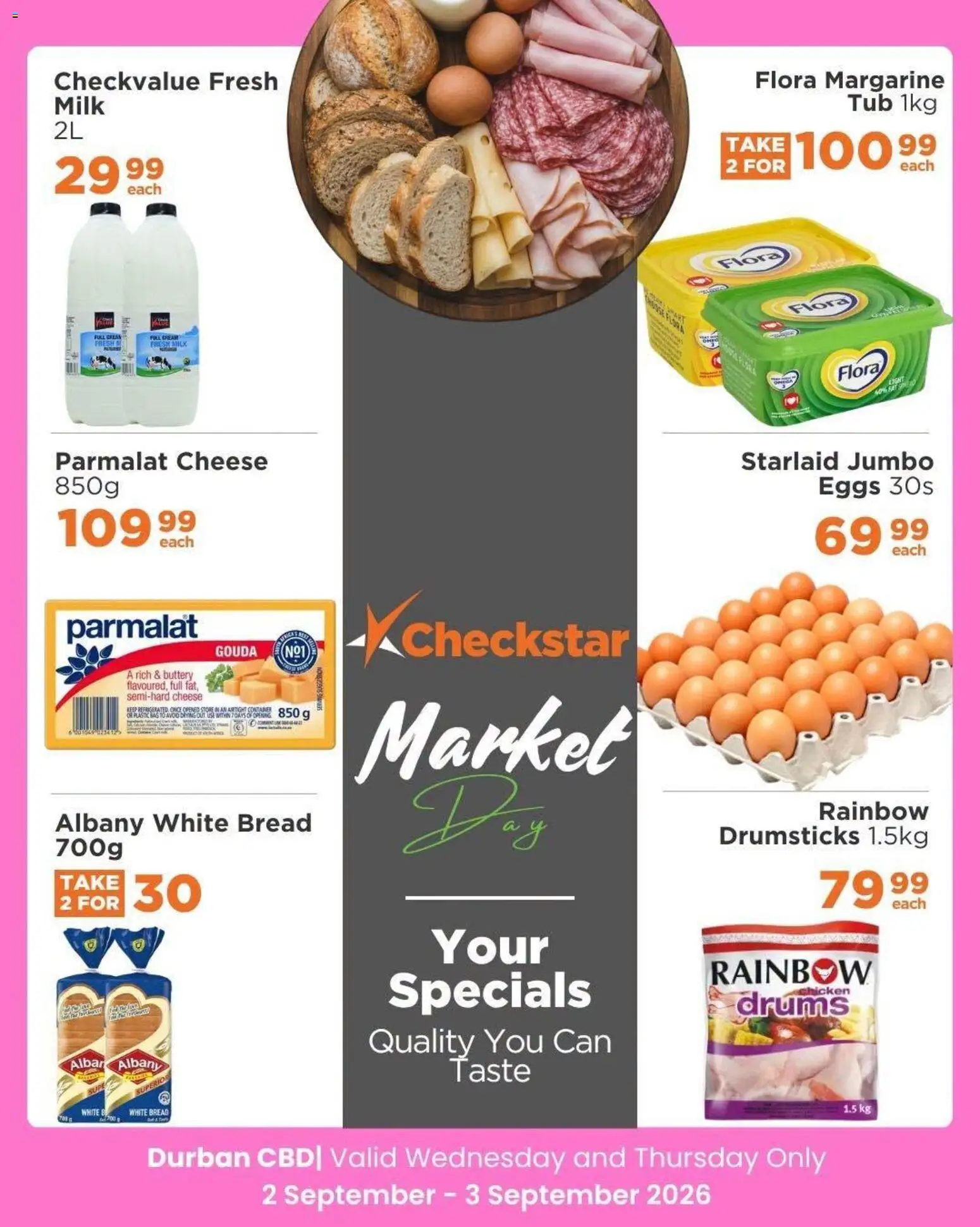 New Check Star catalogue – valid from 02/09/2026 | Page: 7 | Products: Bag, Milk, Eggs, Light