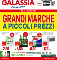 Anteprima del volantino Galassia volantino Legnago valido a partire dal 09/07/2026 | Pagina: 1 | Prodotti: Birra, Lavatrice, The, Heineken
