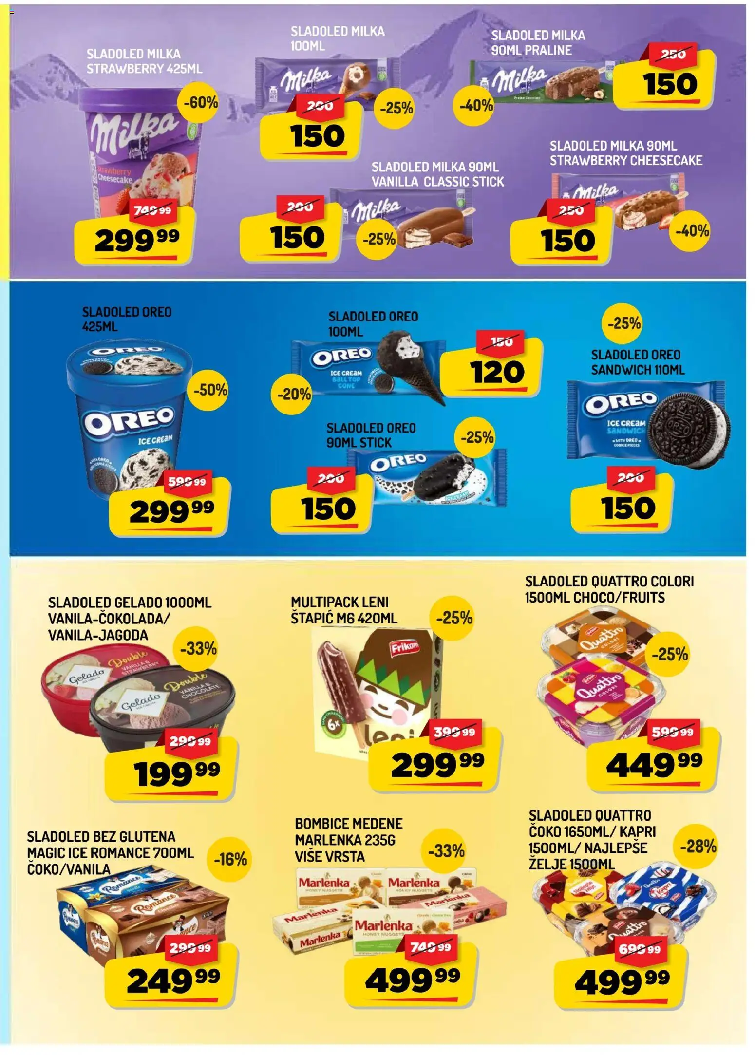 Aman katalog - važi od 31.07.2026 | Strana: 5 | Proizvode: Milka, Sladoled, Oreo, Cheesecake