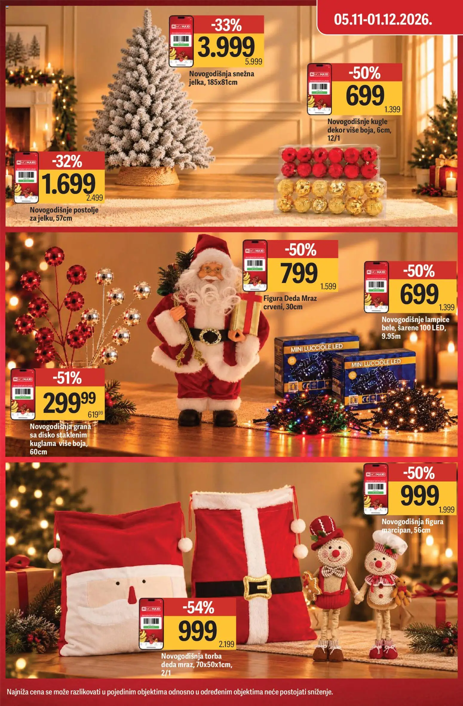 Mega Maxi katalog - važi od 29.10.2026 | Strana: 4 | Proizvode: Lampice, Led, Torba