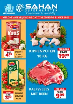 Sahan folder - Voorbeeld van een folder van Sahan, geldig van 02-10-2026