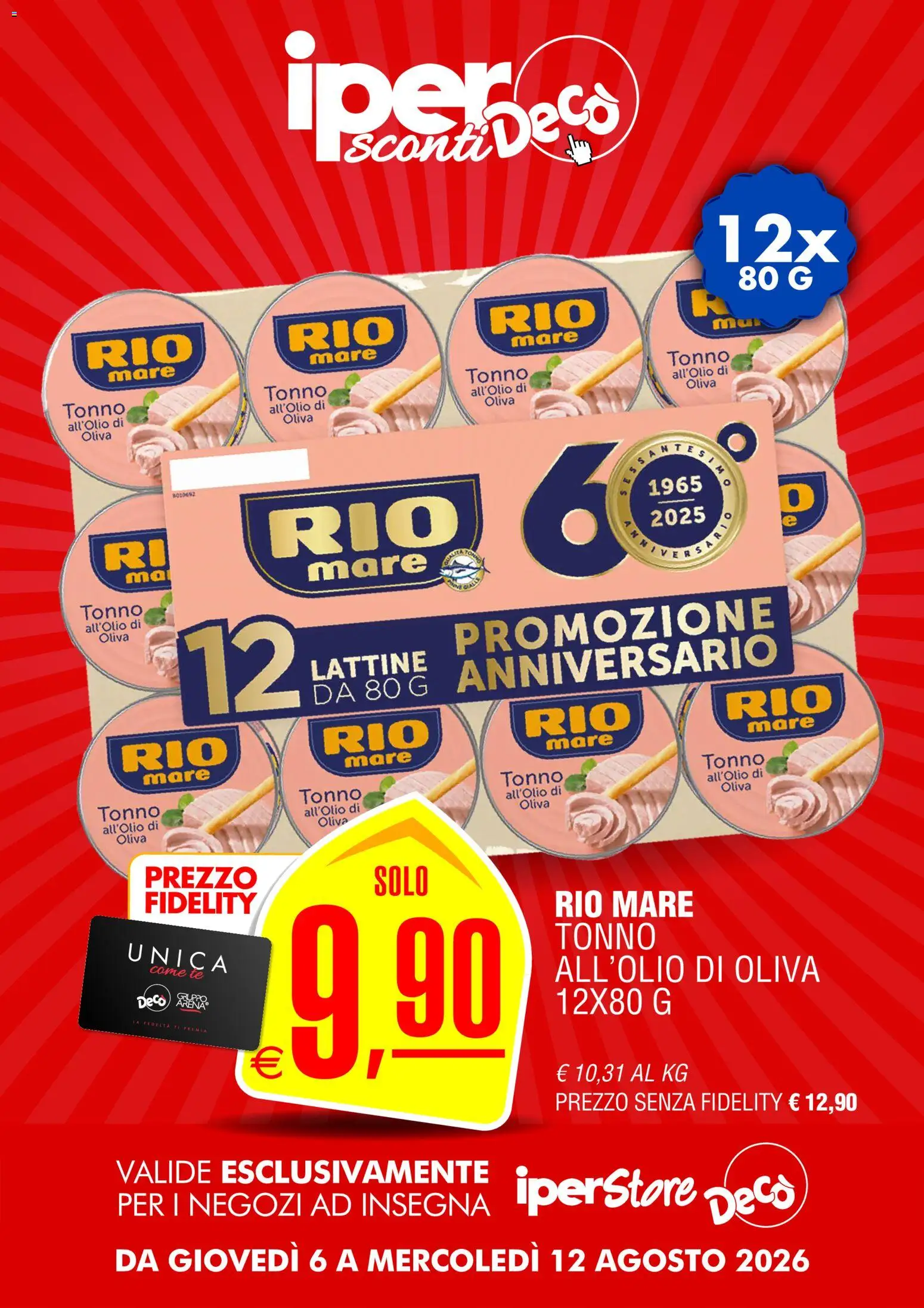 Volantino Decò del 06/08/2026 | Pagina: 4 | Prodotti: Tè, Tonno