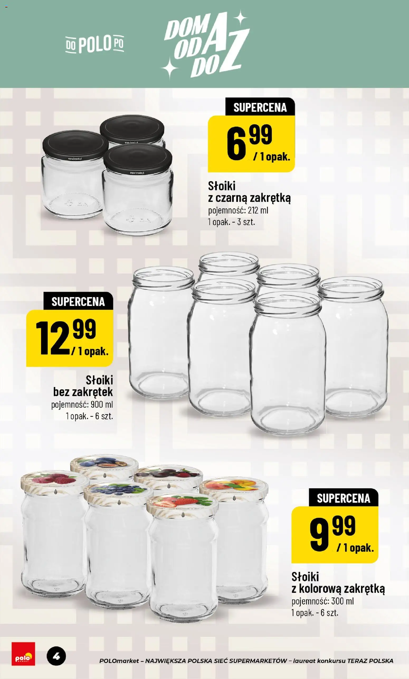 POLOmarket gazetka - Dom Przetwory od 22.05.2026 | Strona: 4
