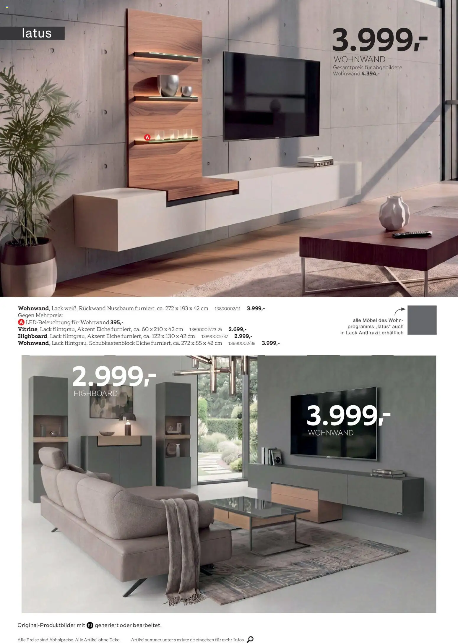 XXXLutz Hülsta Spezial – gültig ab 17.10.2026 | Seite: 8 | Produkte: Wohnwand, Lowboard
