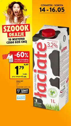 Pogląd oferty "Intermarche gazetka" - ważna od 14.05.2026 | Strona: 2 | Produkty: Karta, Radio, Mleko