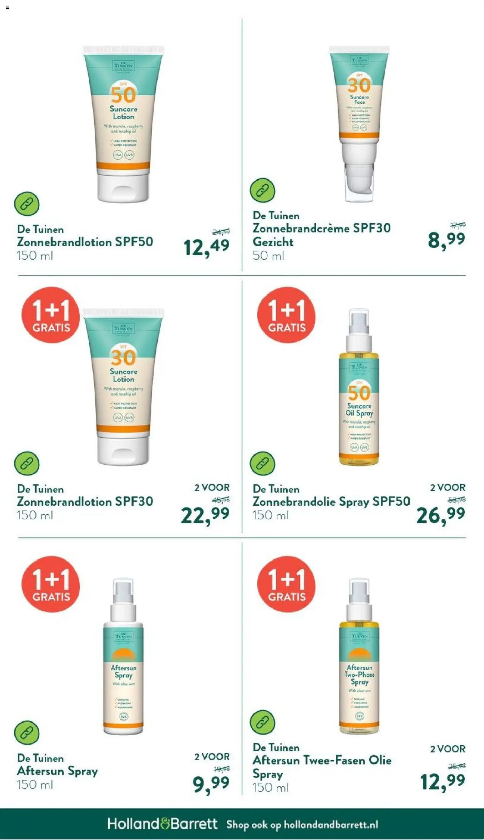{H1} | Pagina: 5 | Producten: Olie, Zonnebrandcrème
