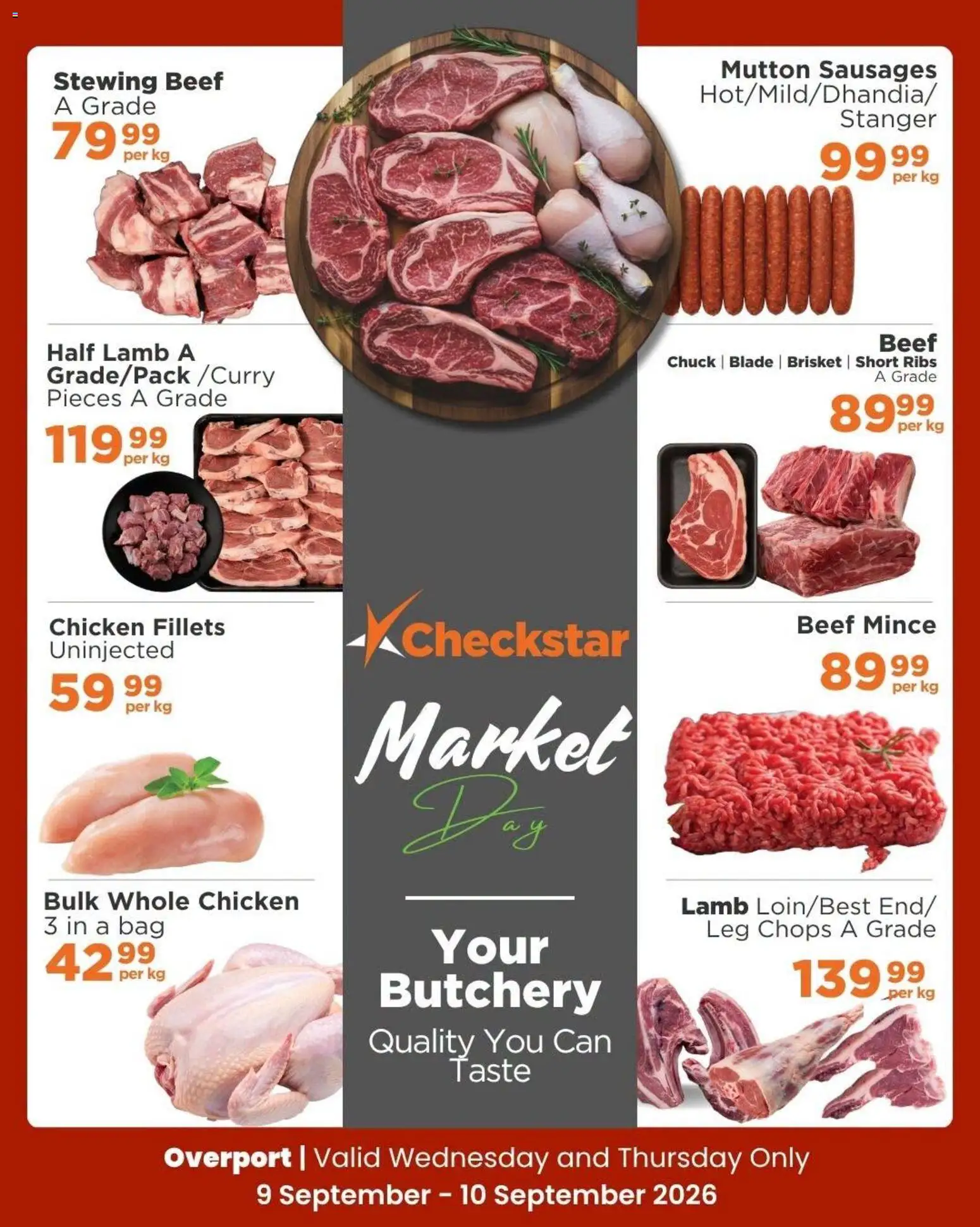New Check Star catalogue – valid from 09/09/2026 | Page: 7 | Products: Bag, Ribs, Chicken, Beef