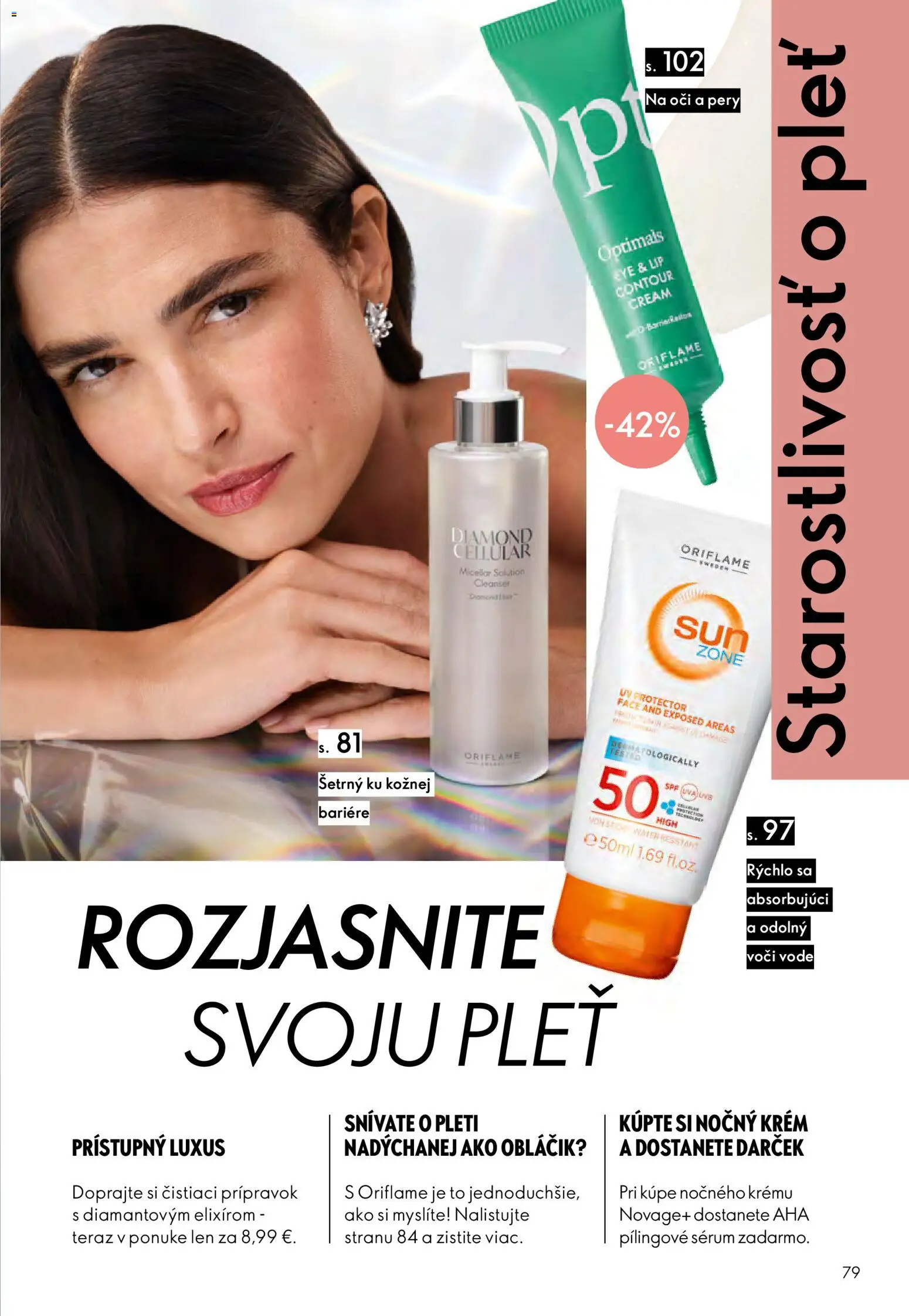 Nové Oriflame akcie – leták je platný od 29.07.2026 | Strana: 79 | Produkty: Krém