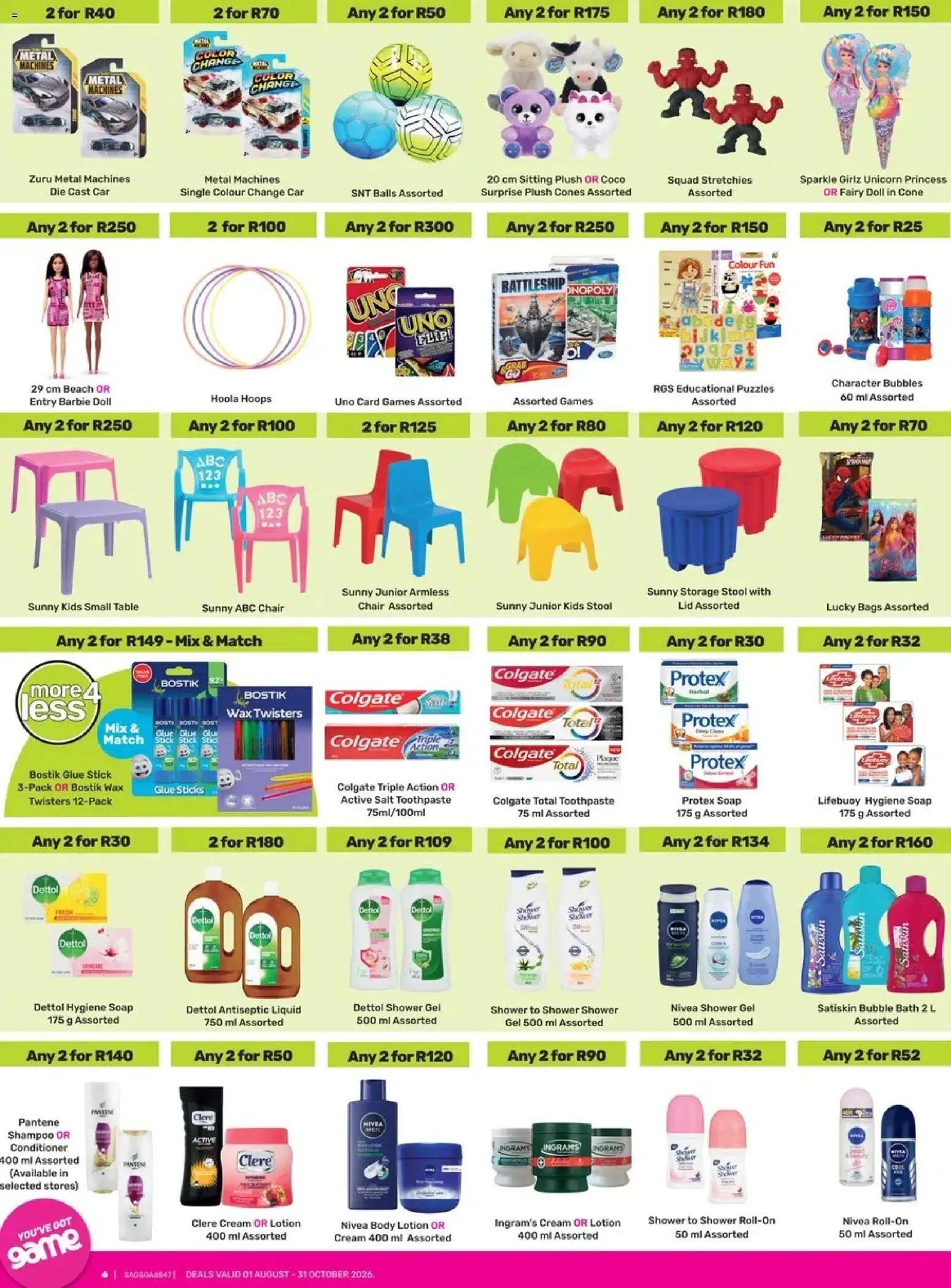 New Game catalogue – valid from 01/08/2026 | Page: 6