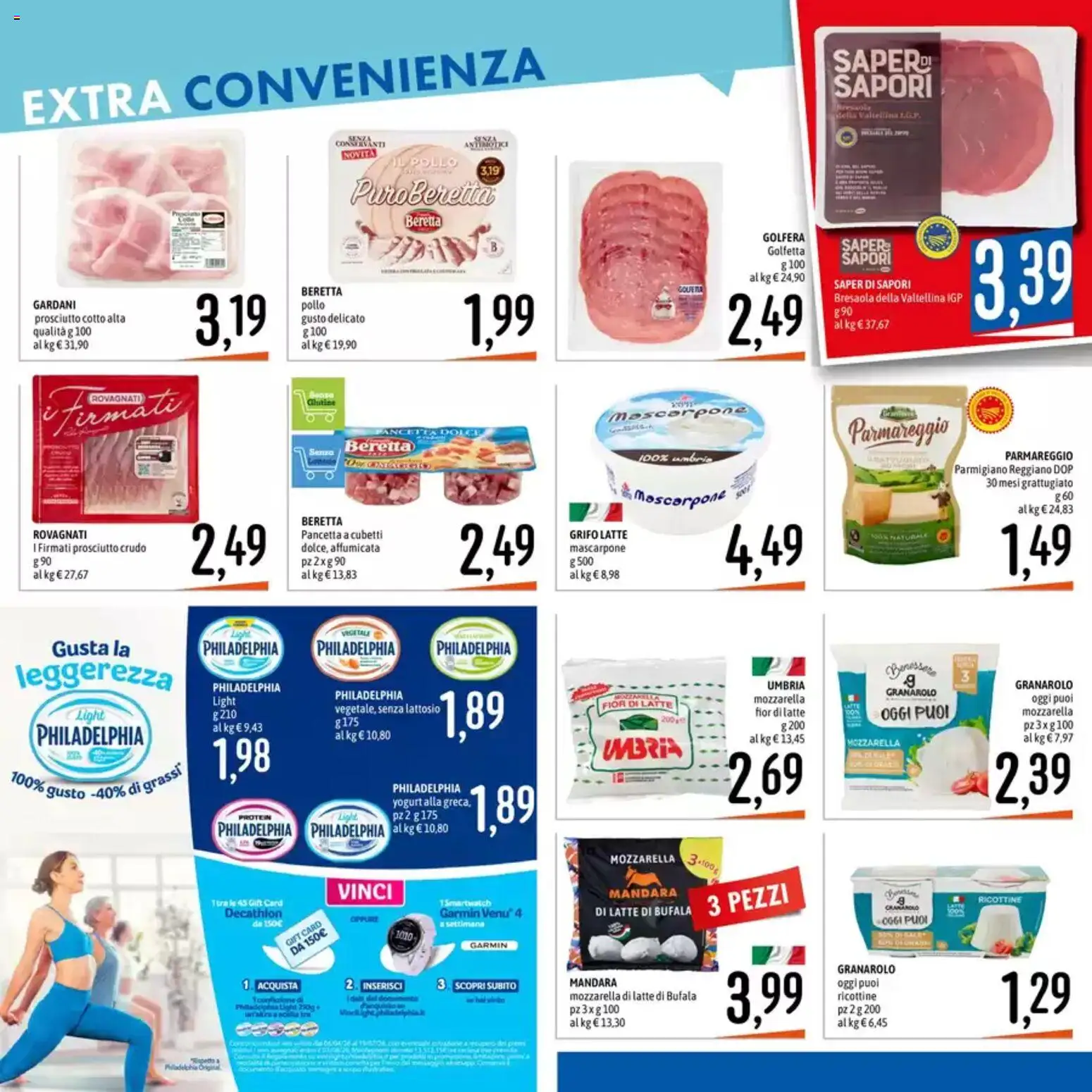 Volantino Emisfero del 28.05.2026 | Pagina: 15 | Prodotti: Prosciutto Crudo, Bresaola, Pancetta, Parmigiano reggiano