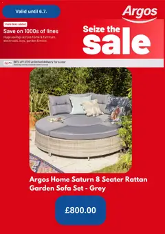 Preview of Argos catalogue valid from 30/06/2026 | Page: 5 | Products: Sofa