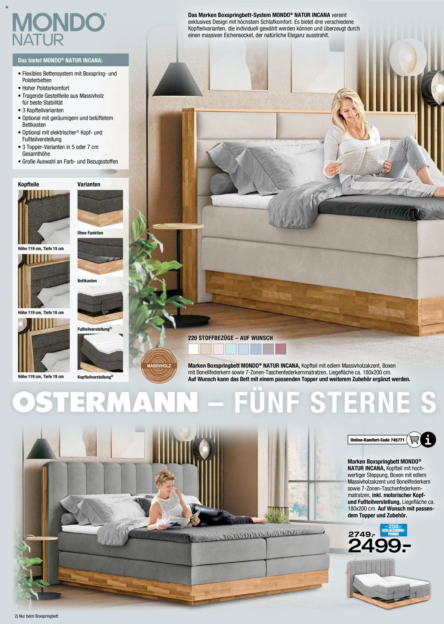 Ostermann Schlafen-spezial – gültig ab 28.05.2026 | Seite: 18 | Produkte: Bett, Boxspringbett, Topper