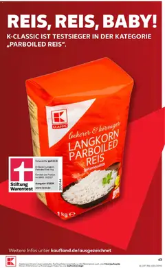 Kaufland Prospekt ab 10.09.2026 gültig | Seite: 63 | Produkte: Reis