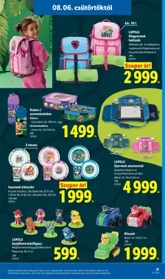 Lidl akciós újság - amely érvényes a következő dátumtól: 2026.08.06. | Oldal: 31