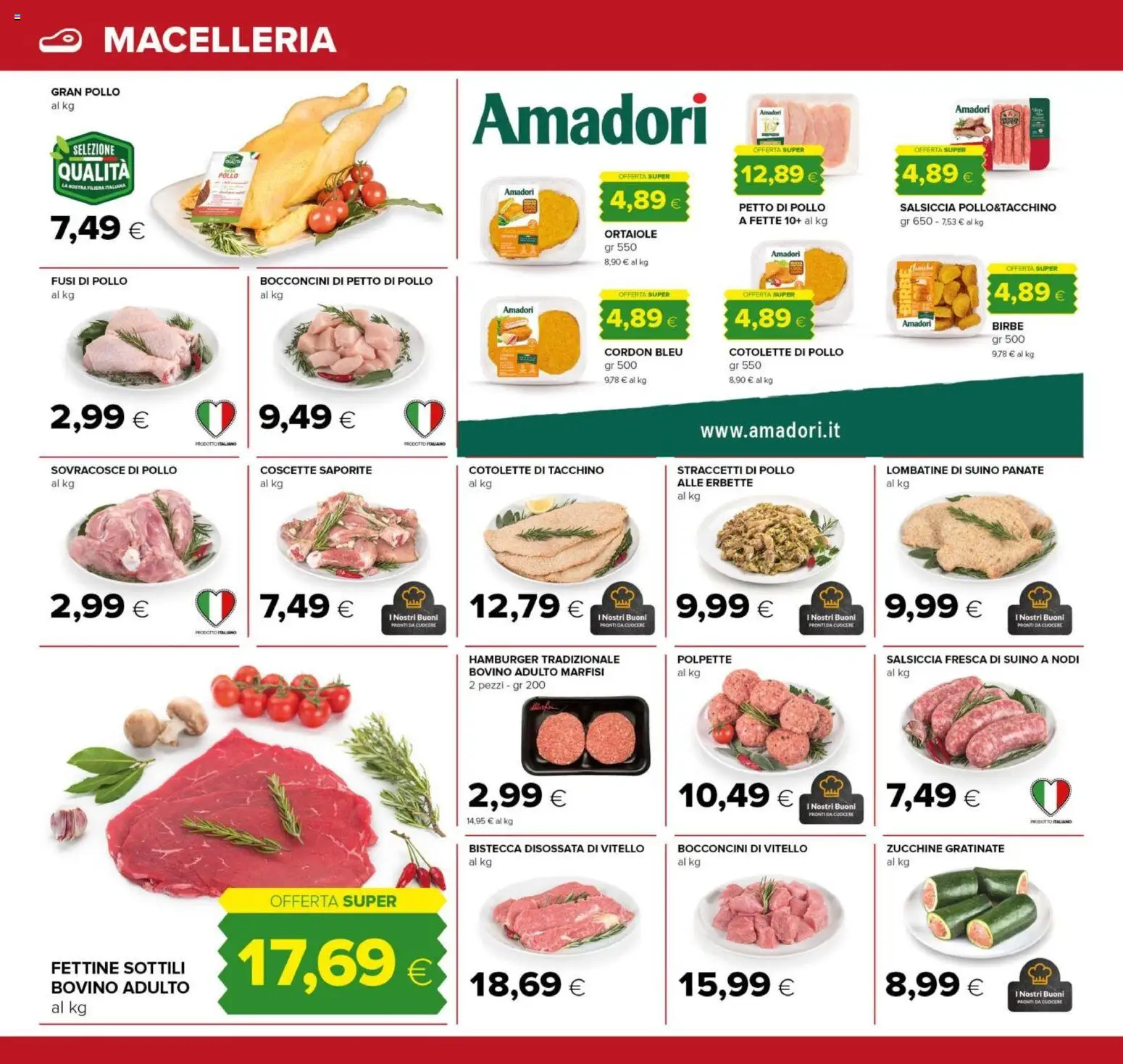 Volantino Tigre del 07.05.2026 | Pagina: 6 | Prodotti: Bovino, Vitello, Hamburger, Polpette