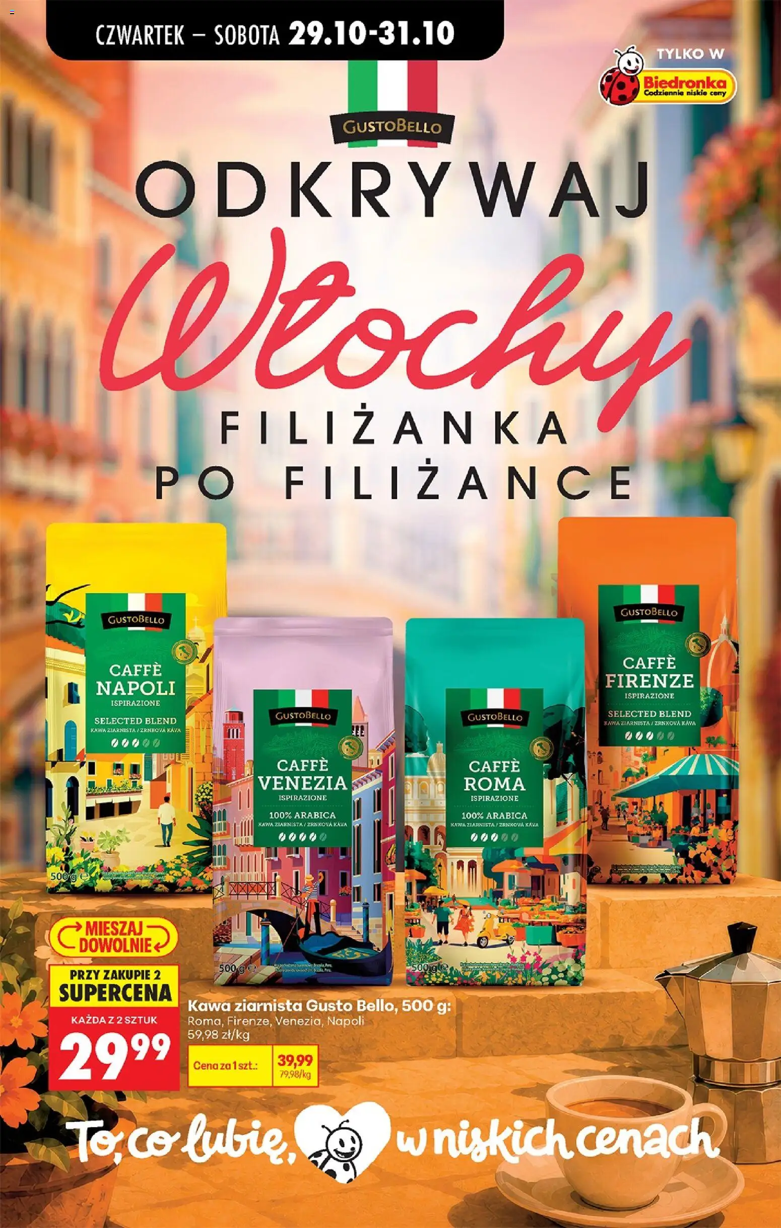 Biedronka Polsko leták - Codziennie niskie ceny od 29.10.2026 | Strana: 70 | Produkty: Pizza, Chilli, Mozzarella, Protein