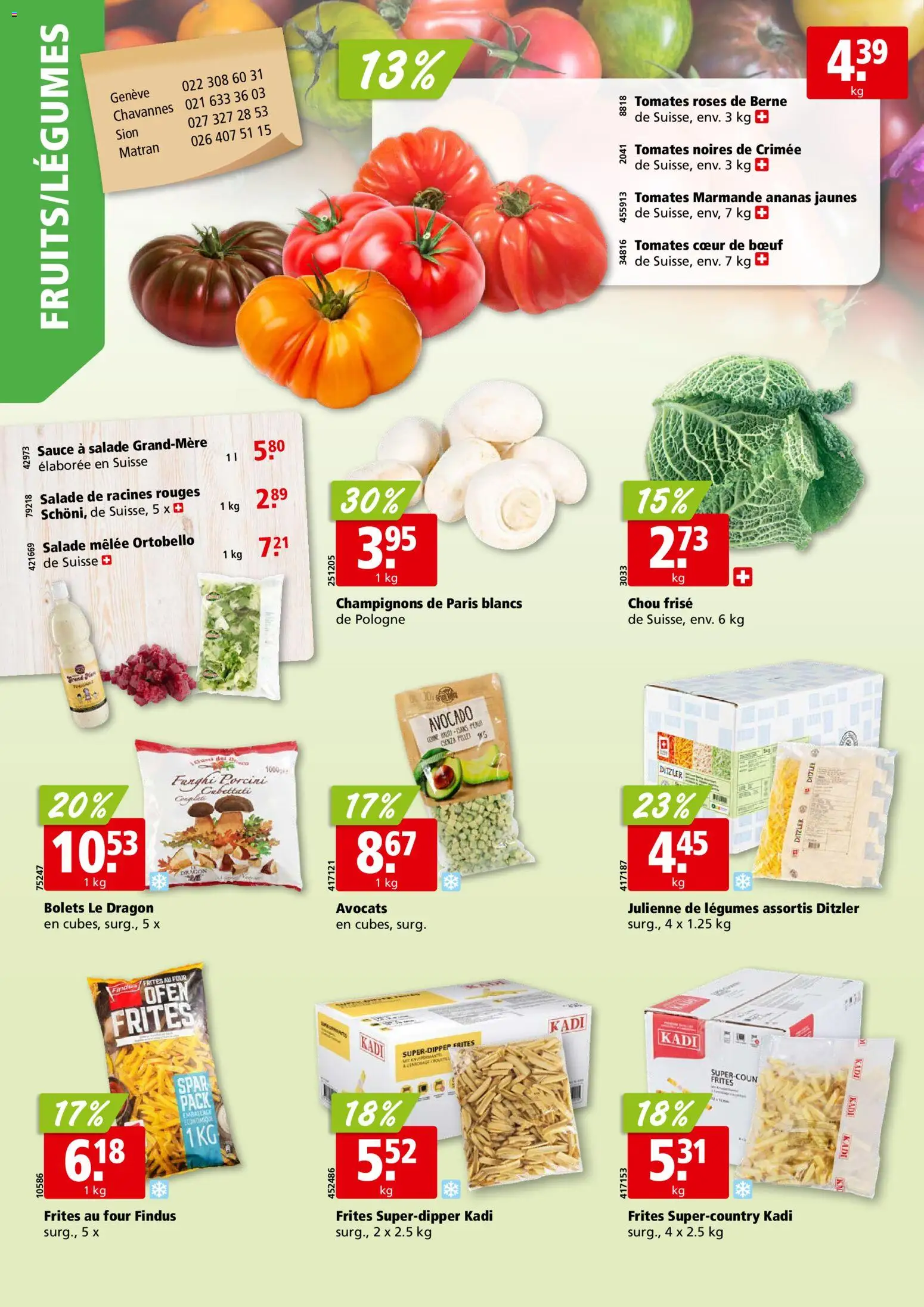 Aligro aktionen Chavannes, Matran, Genève, Sion – gültig ab 20.07.2026 | Seite: 2 | Produkte: Champignons, Avocado, Ananas, Ofen