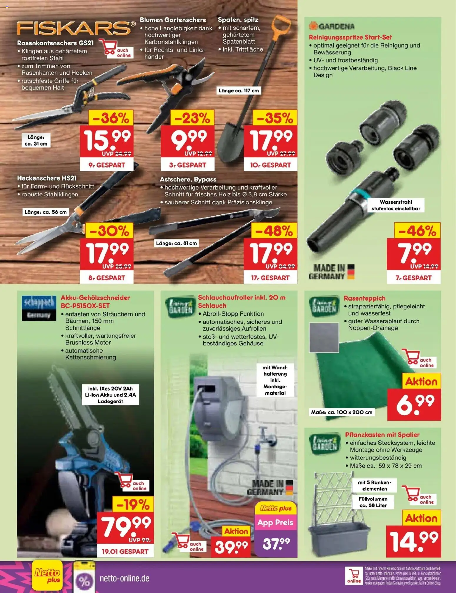 Netto Marken-Discount Prospekt Hamburg	 – gültig ab 07.04.2026 | Seite: 32 | Produkte: Blumen, Ladegerät