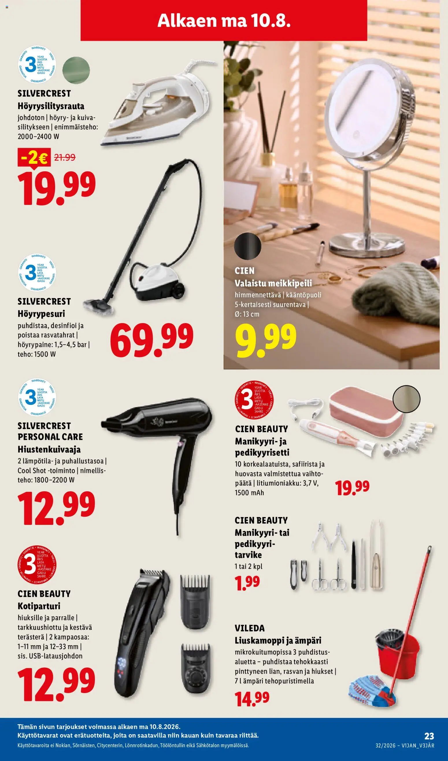 Lidl tarjoukset - Helsinki – voimassa 06/08/2026 alkaen | Sivu: 31