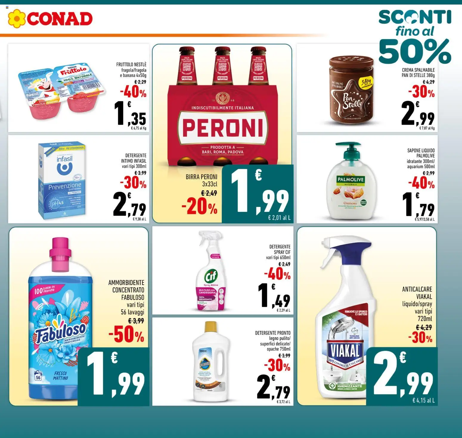 Volantino Conad del 11.03.2026 | Pagina: 3 | Prodotti: Sapone, Detergente intimo, Detergente, Anticalcare