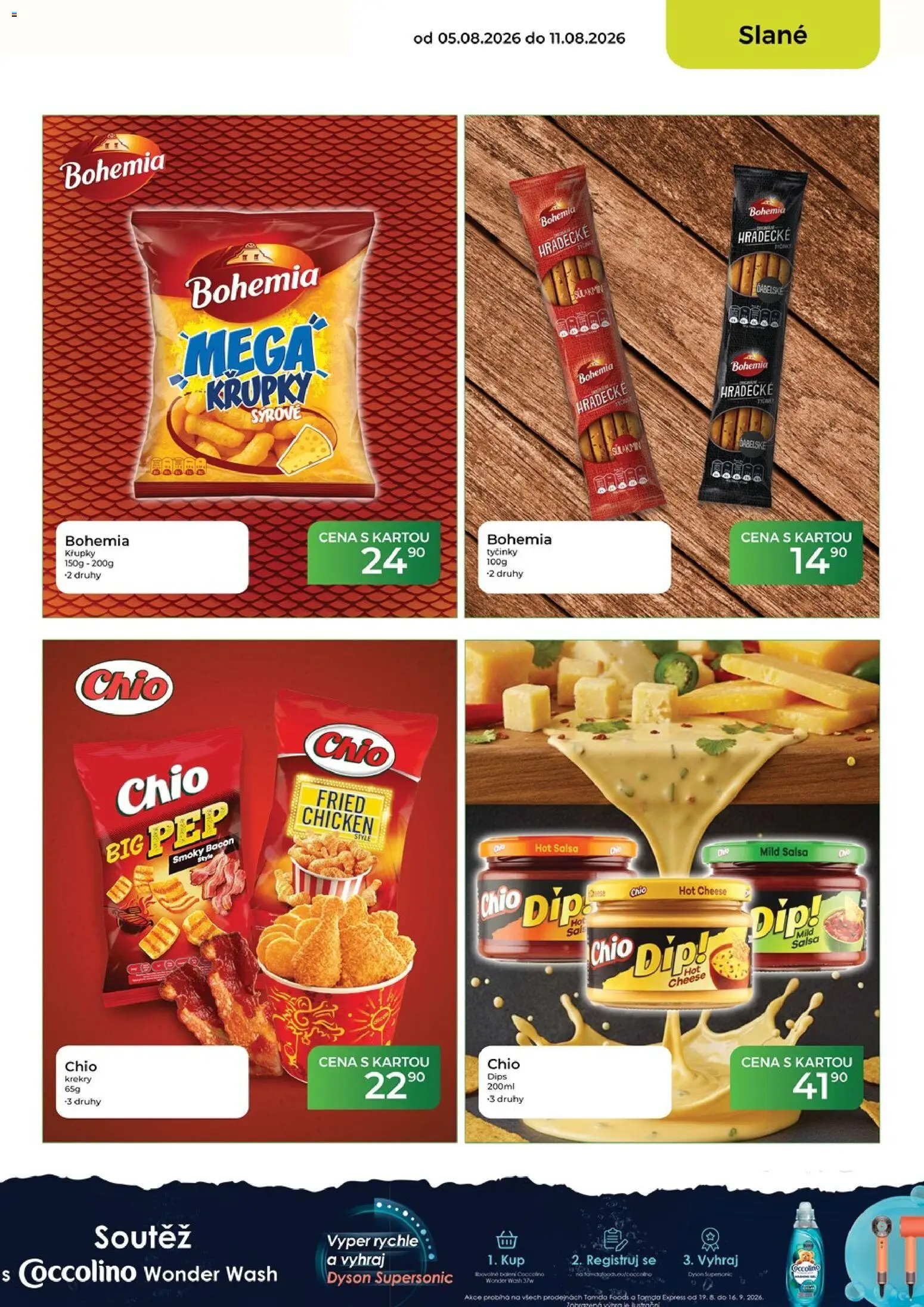 Tamda Foods leták od 05.08.2026 | Strana: 37 | Produkty: Tyčinky, Coccolino, Krekry, Křupky