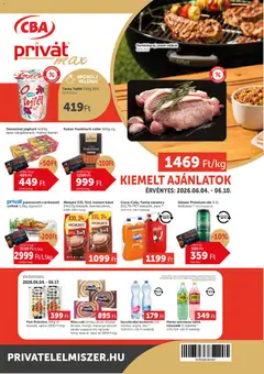 PRIVÁT Aktuális szórólap MAX - amely érvényes a következő dátumtól: 04.06.2026